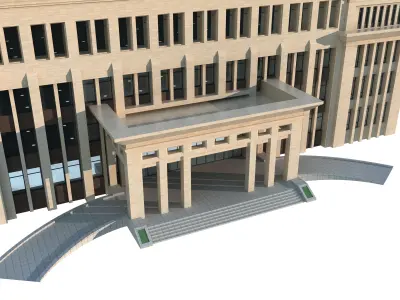 Residential Building 3D model