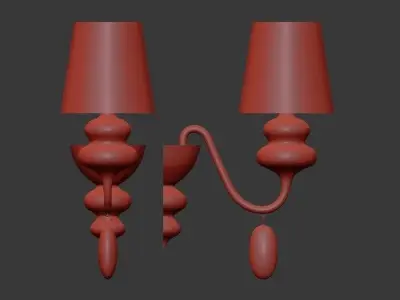 Masiero Eva Wall lamp 3D model