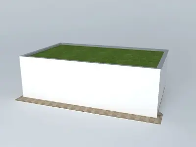 Modern pasive mini home Free 3D model