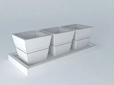 petisqueira snack bowl enfeite decorative object Free 3D model