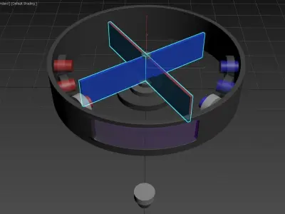 Stereoscopic 3D Display - Stereoscope - Concept 3D model