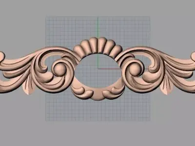 Artcam Aspire 3D relief models STL Files used for CNC E581 3D model