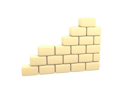 Wall Icon v1 002 Low-poly 3D model