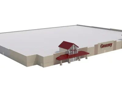 Retail-004 Retail Store 3D model