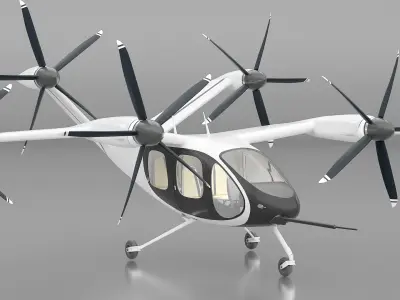  Flying Urban Air Mobility Taxi 