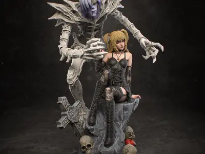 Misa Amane 3D Print 3D print model