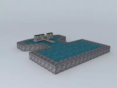 The Futuristic Manor House Free 3D model