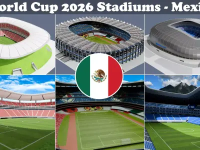 World Cup 2026 Stadiums - Mexico 3D Model Pack
