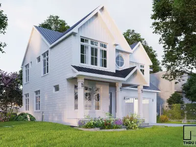 MODERN  HOUSE EXTERIOR 3D model