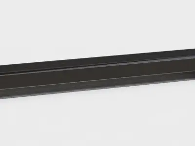 Road straight Low-poly 3D model