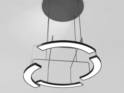 Pie Lamp Pendant Light 3D model