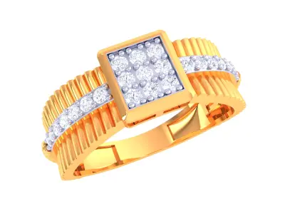 Women Ring  Render 3dm STL OBJ FBX Details 3D print model 412