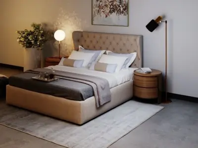 New classic Bed 3D model