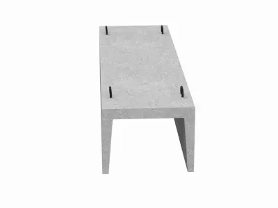 Concrete Trench 3D model purchase
