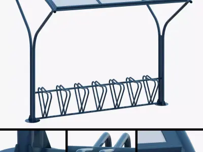 Bicycle Stands Ciclo Park 3D model