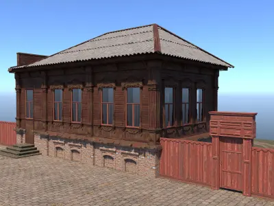 Old House3 Low-poly 3D model