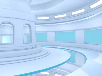 Sci Fi Room 3D model