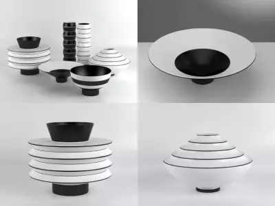 Vases  Bowls 3D model