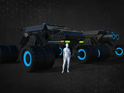 Rover Land Crusher 3D model