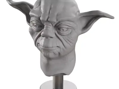 Master Yoda sculpture 3D model