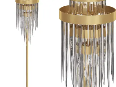 babel floor lamp by luxdeco 3D model