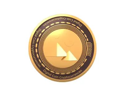 Decentraland Coin v3 003 3D model