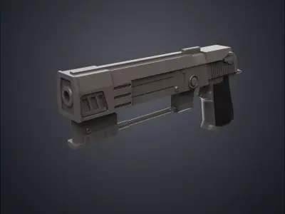 Fallout - Desert Eagle 3D print model