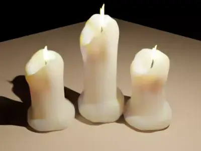 candle game asset Texture