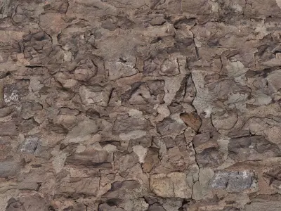 Old Stone Wall PBR Texture