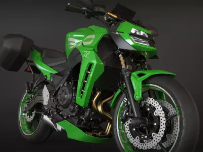 Kawasaki Z650  3D model