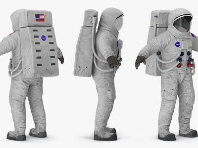 A7L Spacesuit Rigged for Cinema 4D 