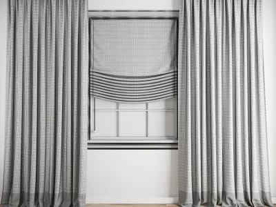 Curtain 166 3D model