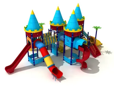  Huge Metal Playpen 25 3D model