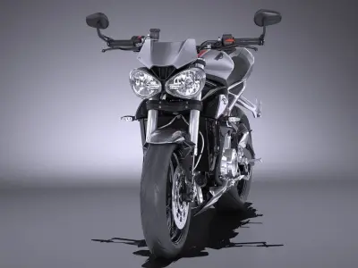 Triumph Street Triple 765 RS 2017 3D model