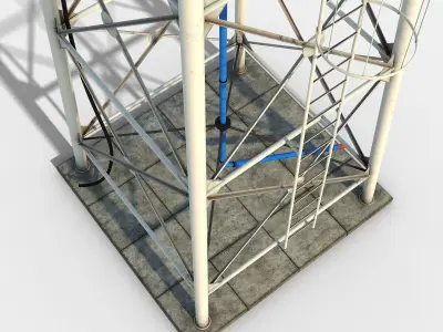 Tower Water Tank 3D model