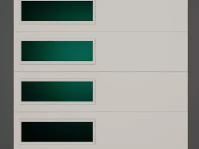 27 Garage Door and Panels 3D model Free 3D model