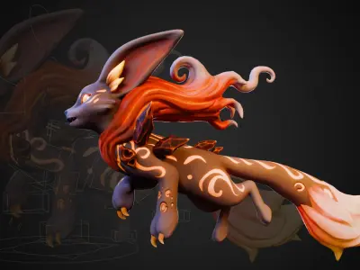  Fire Elemental Beast 