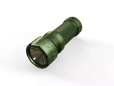 Underwater Flashlight Low-poly 3D model