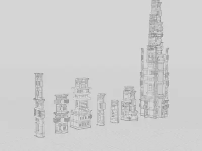 Archi Setti Techi Pack Numb1 3D model