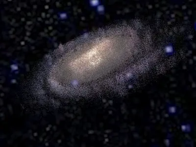 Milky Way Galaxy 3D model