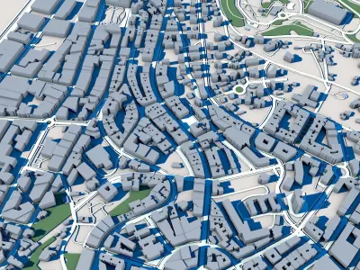 Vigo City Spain 3D model