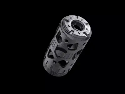 Muzzle Brake virdion 3D model