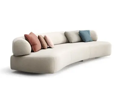 Gogan 3 Seater Sofa 3D model