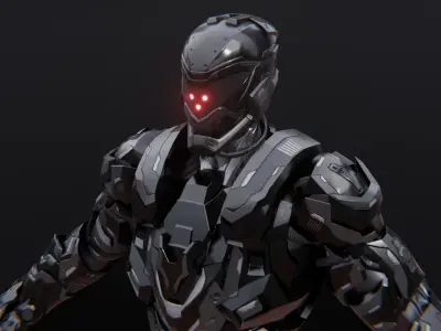 Sci-fi Robotic Creation  3D Model Pack