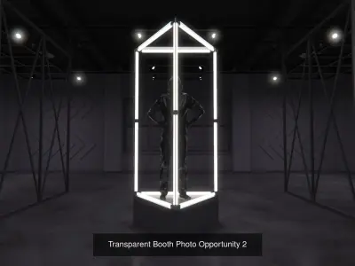 Transparent Booths Photo Opportunities - 4 Pack