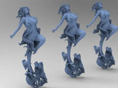 Narnia inspired Nymph  3D model