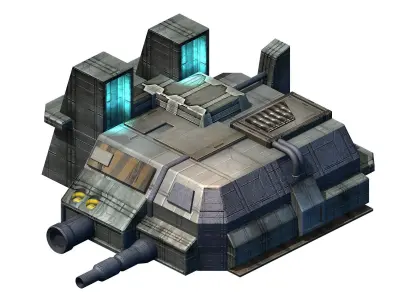 Space-energy station 01 3D model