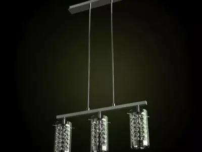 Modern Chandalier Lamp 3D model