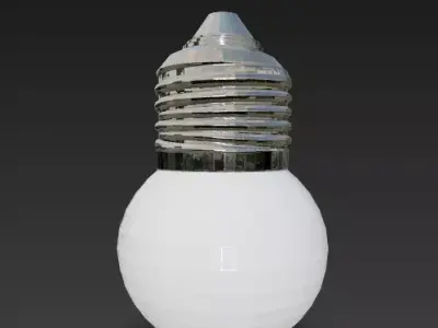 Crystal Sphere LED Bulb 3D model