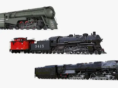  Vintage Trains Collection 